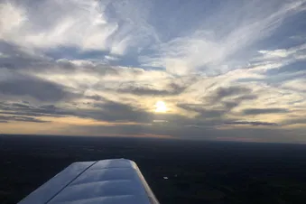 La Mayenne vue du ciel (depuis Le Mans) - Maine Mayenne