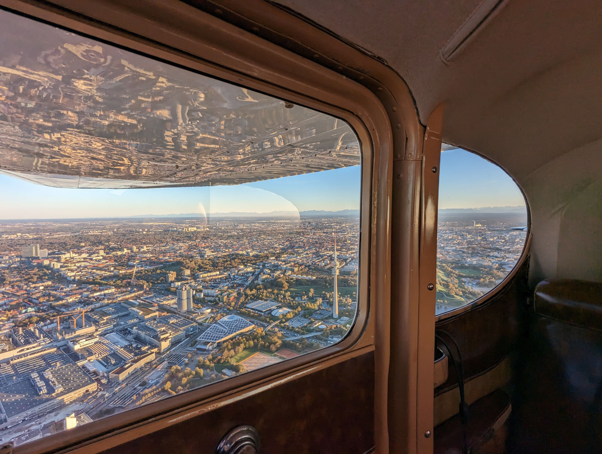 Zwischen großen Jets über München
