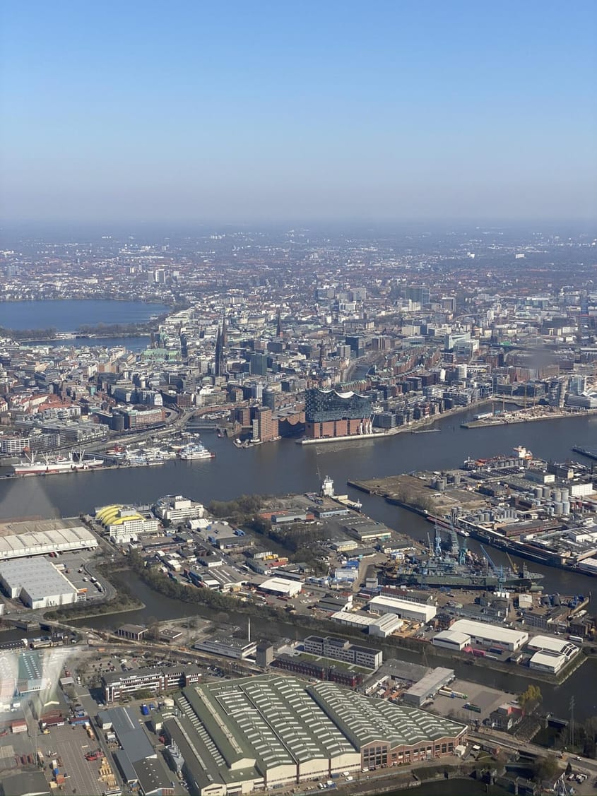 Hamburg aus der Luft