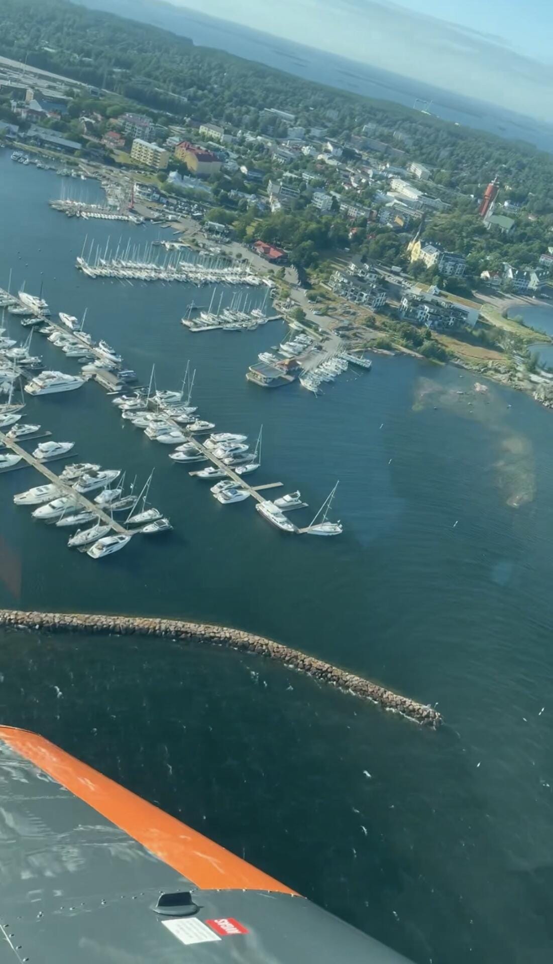 Private Flight Over Helsinki City