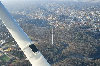 Rundflug durch die Kontrollzone von Stuttgart