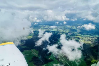 Auch mit Wolken ein Augenschmaus