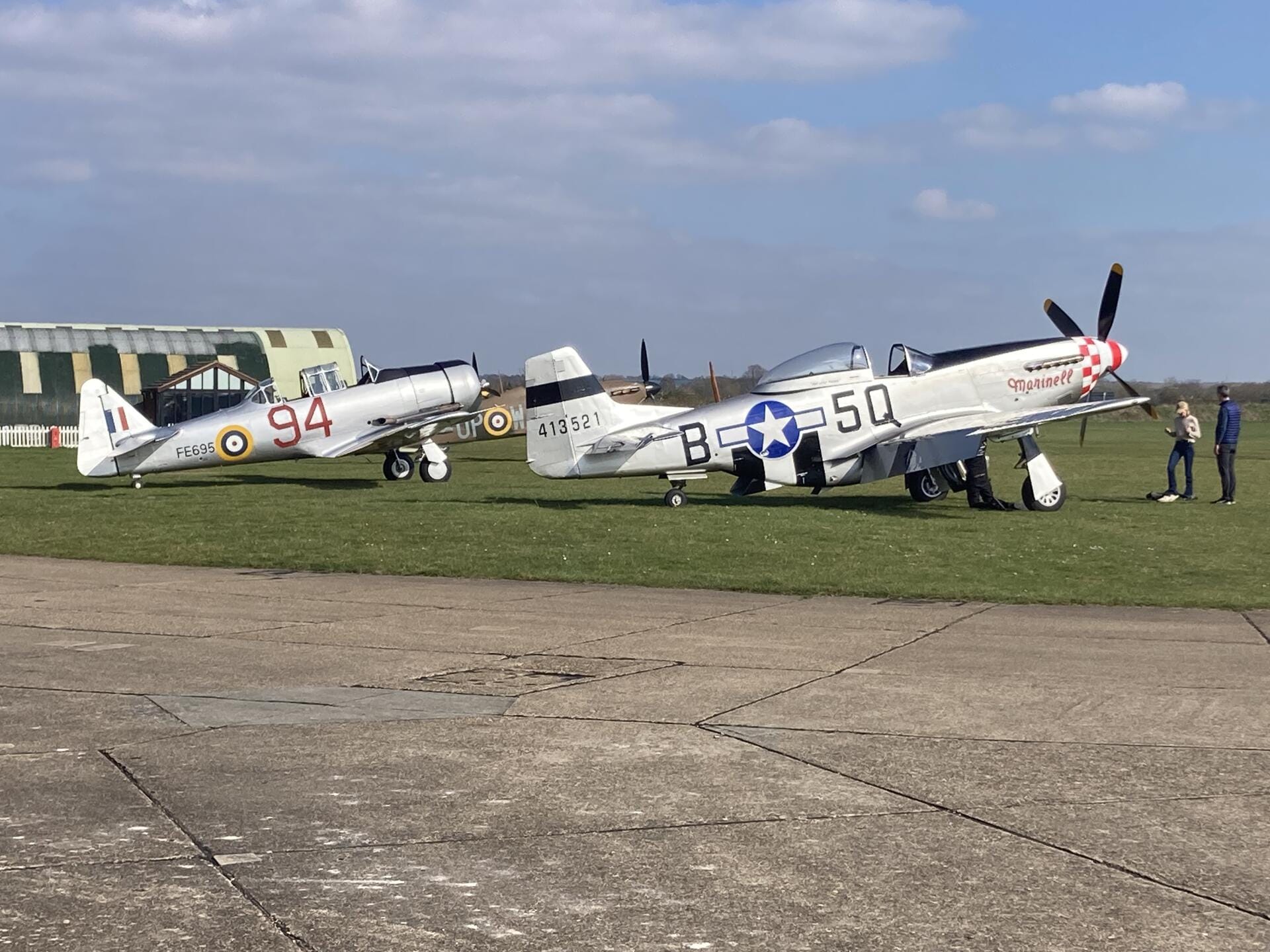 Flight to Duxford to visit Museum