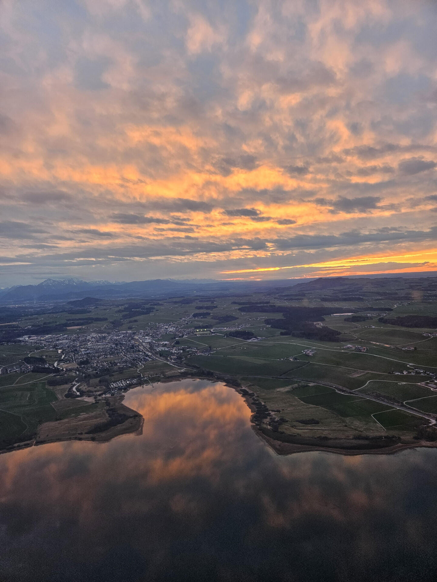 Chiemsse/Blick Richtung Rosenheim