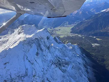 Flug nach Innsbruck und am nächsten Tag wieder zurück