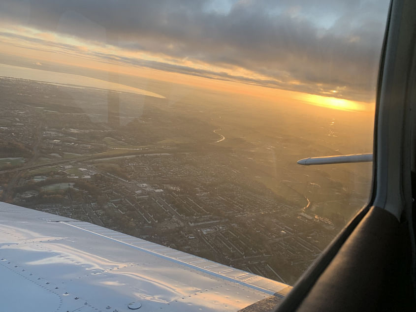 Flug über das schöne Bremen