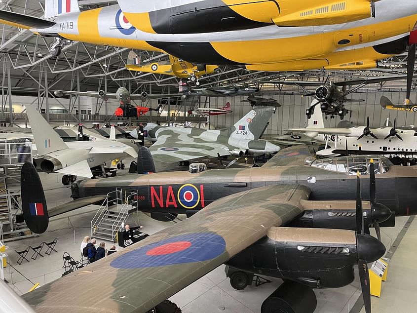 Fly from Staverton to Duxford and return
