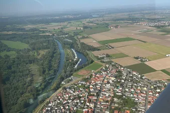 Rundflug Oppenheim, AKW Biblis, Ried, Worms und Rhein