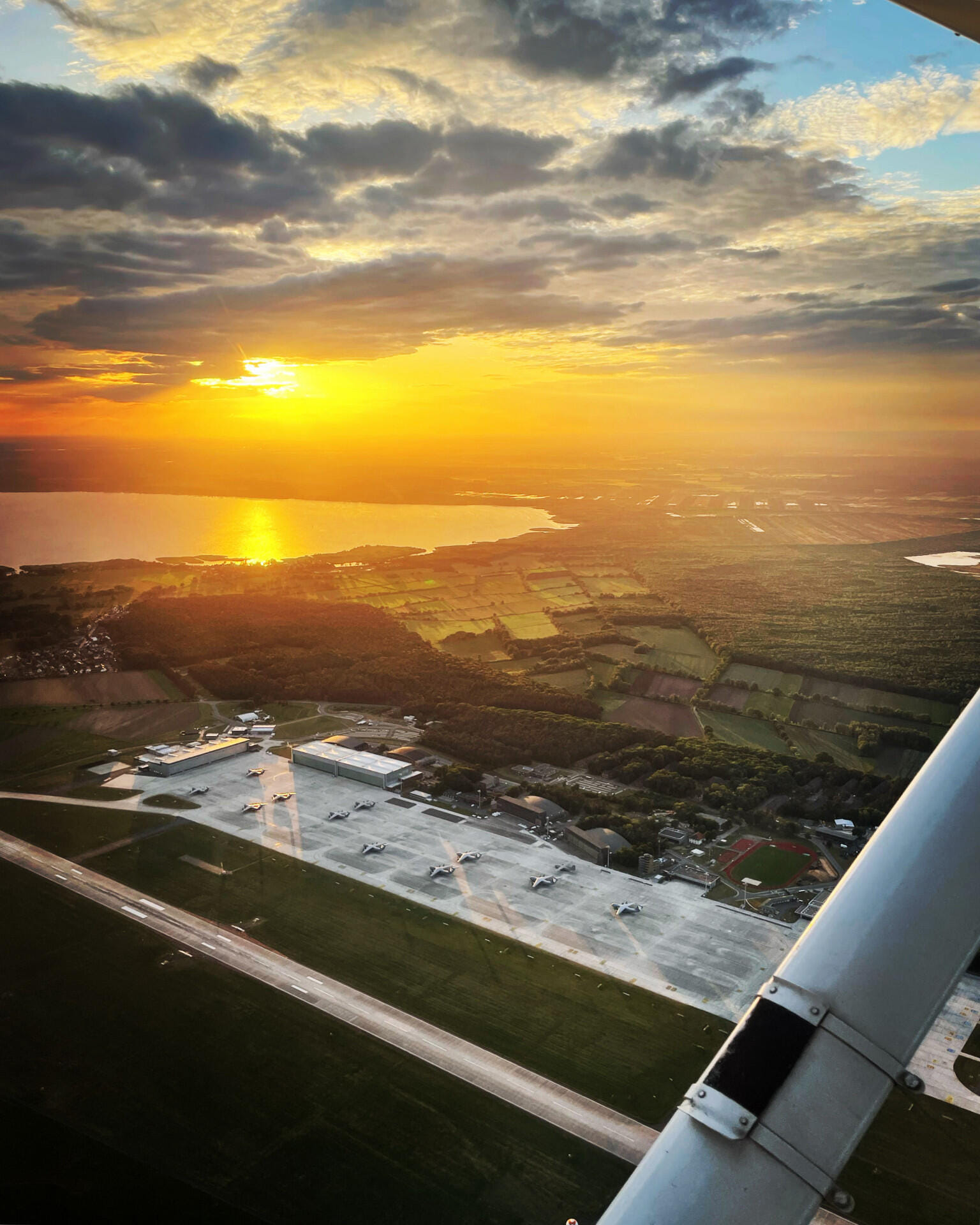 Steinhuder Meer bei Sonnenuntergang