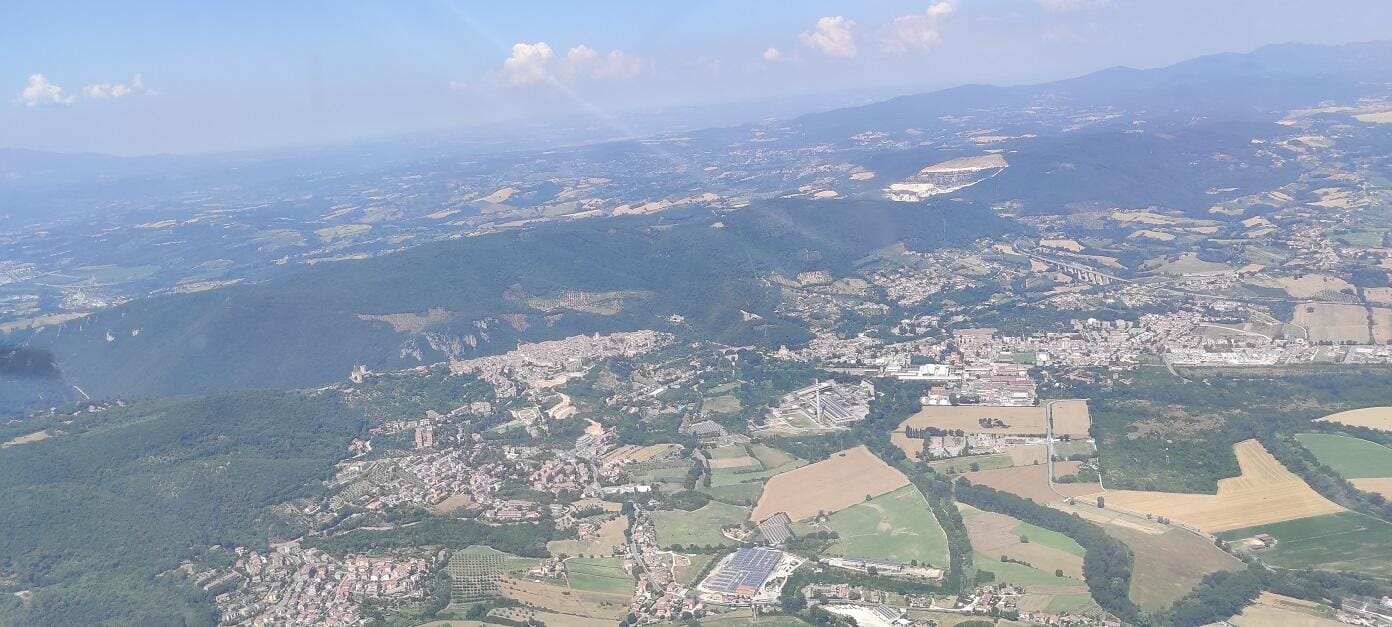 Turano lake and Marmore waterfalls
