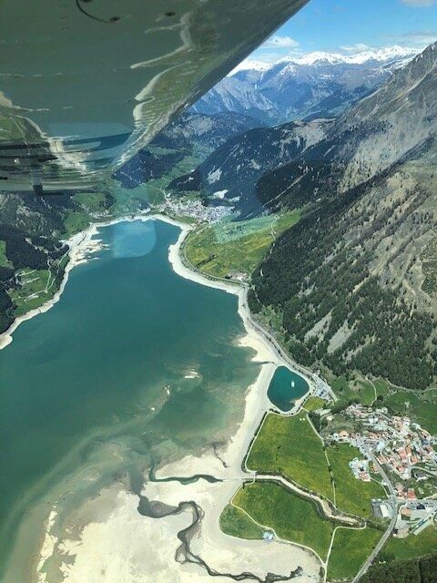Alpenflug zum Reschensee (nur bei min. 3 Gäste)