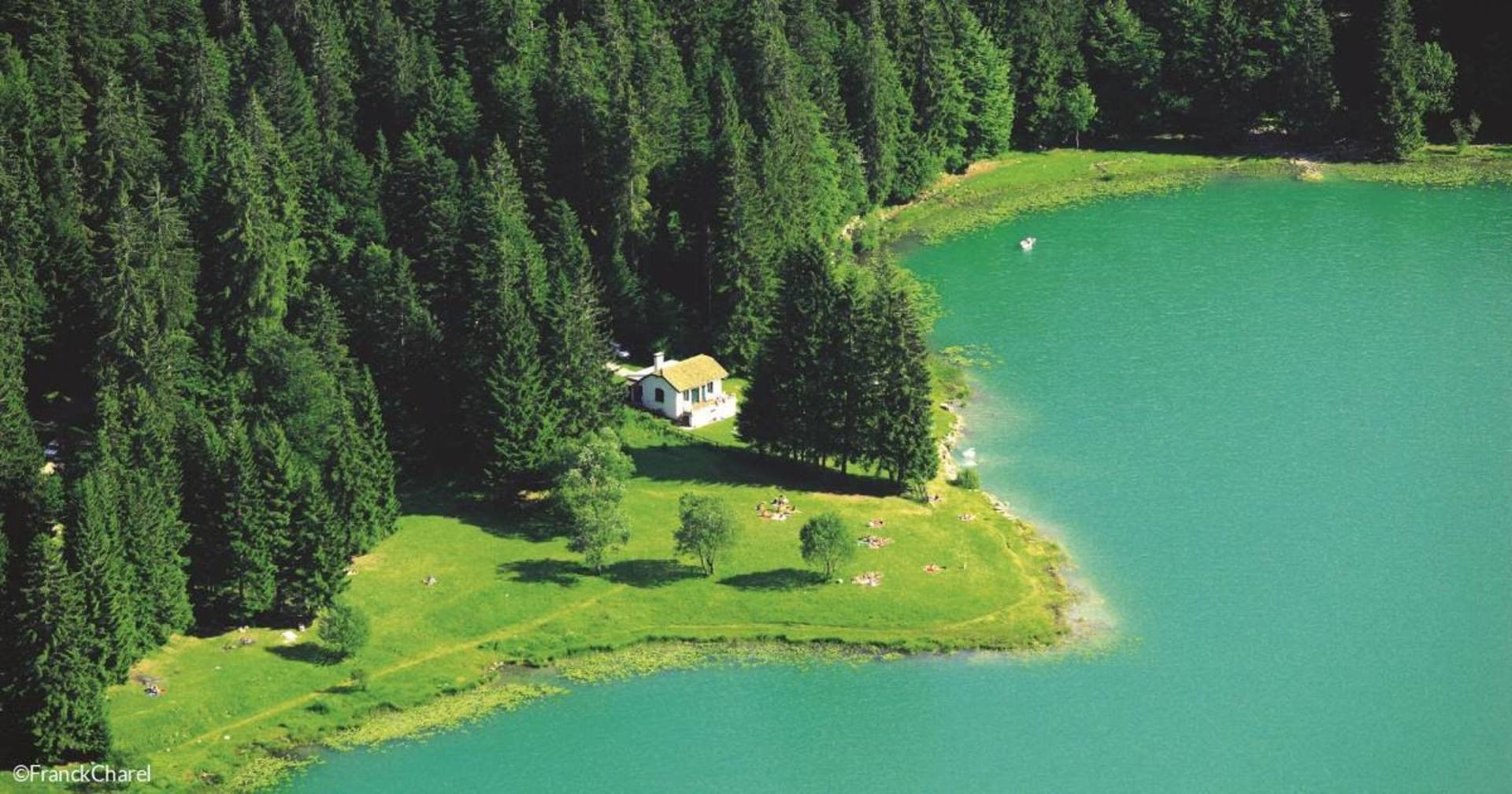 Le Parc Naturel du Haut Jura vu du Ciel