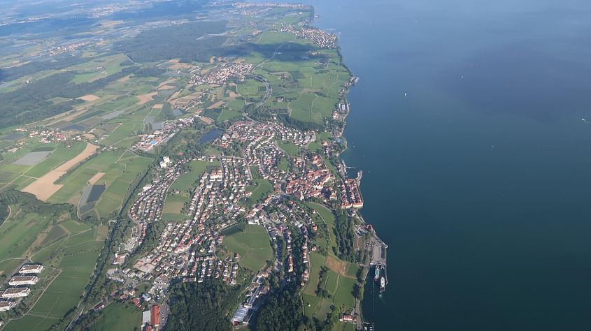 Bodensee Rundflug Überlingen Mainau bis Lindau