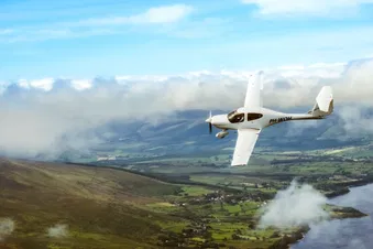 Sightseeing flight over Texel and Amsterdam