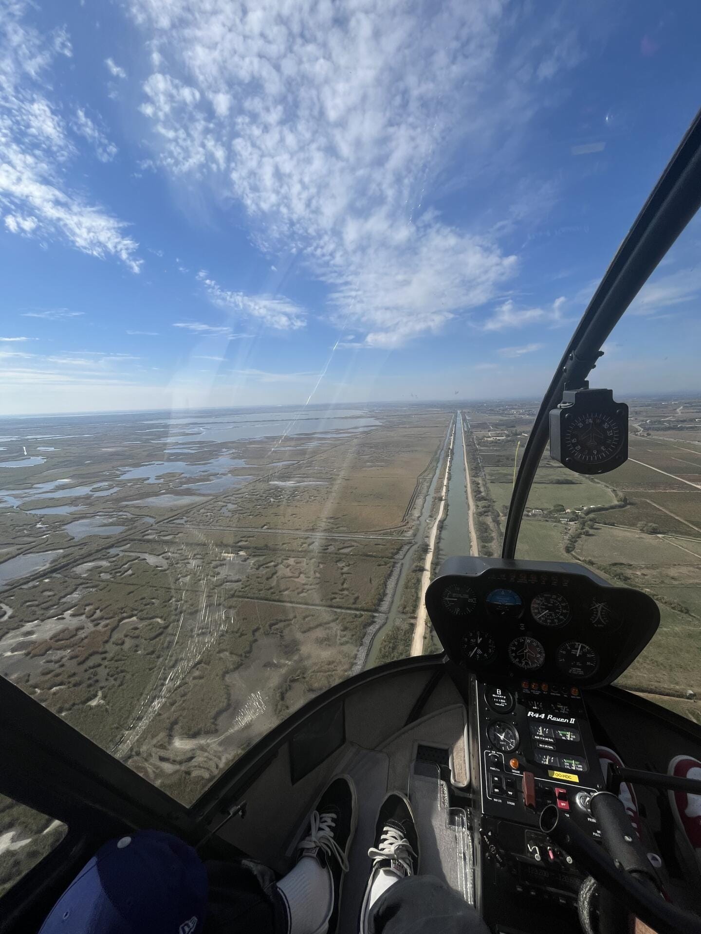 La camargue en Helicoptère