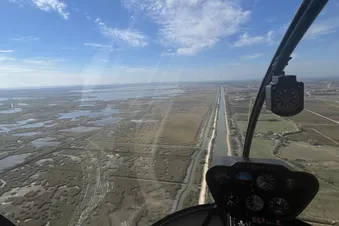 La camargue en Helicoptère