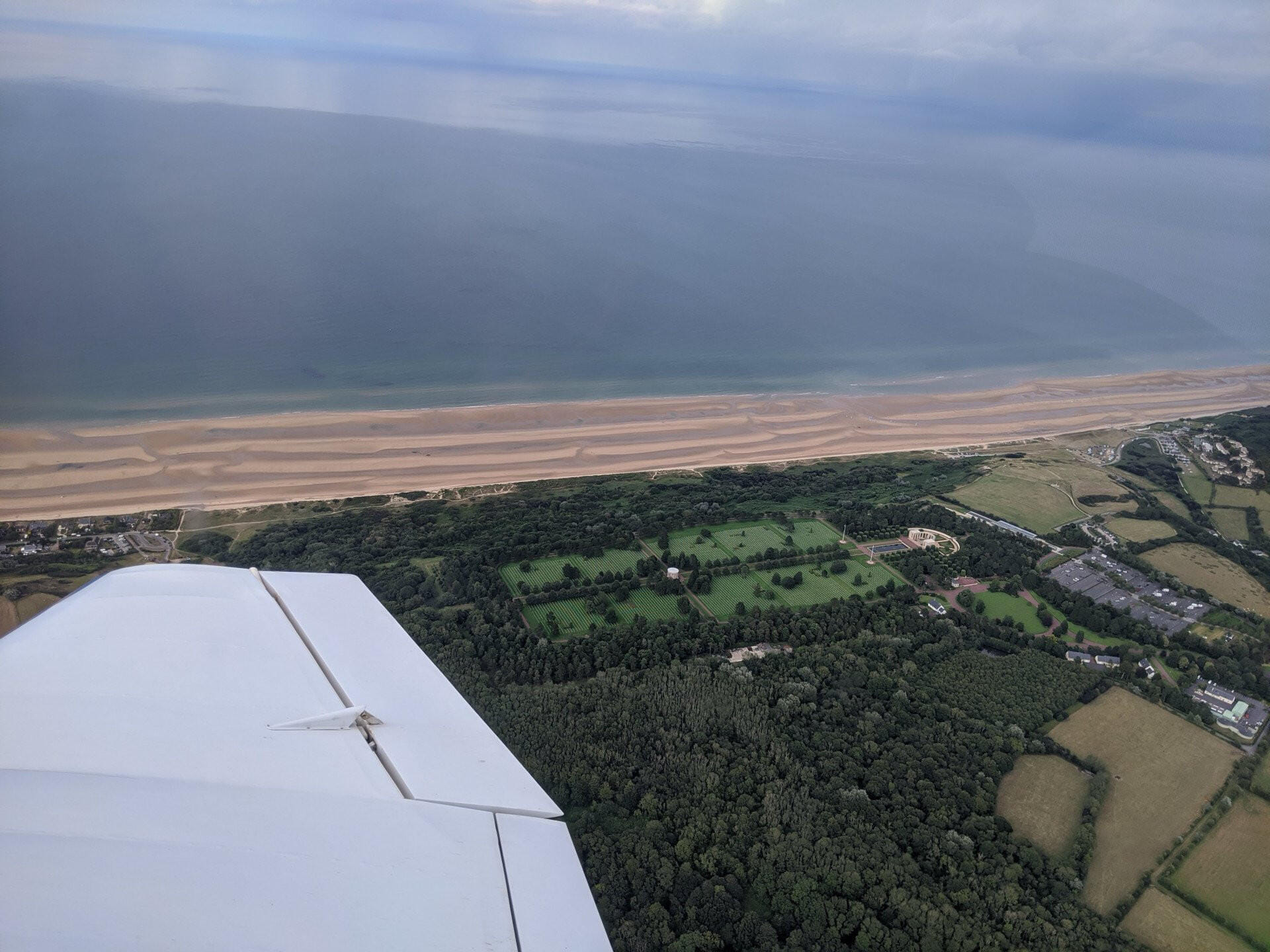 Balade aérienne : Les Plages du Débarquement