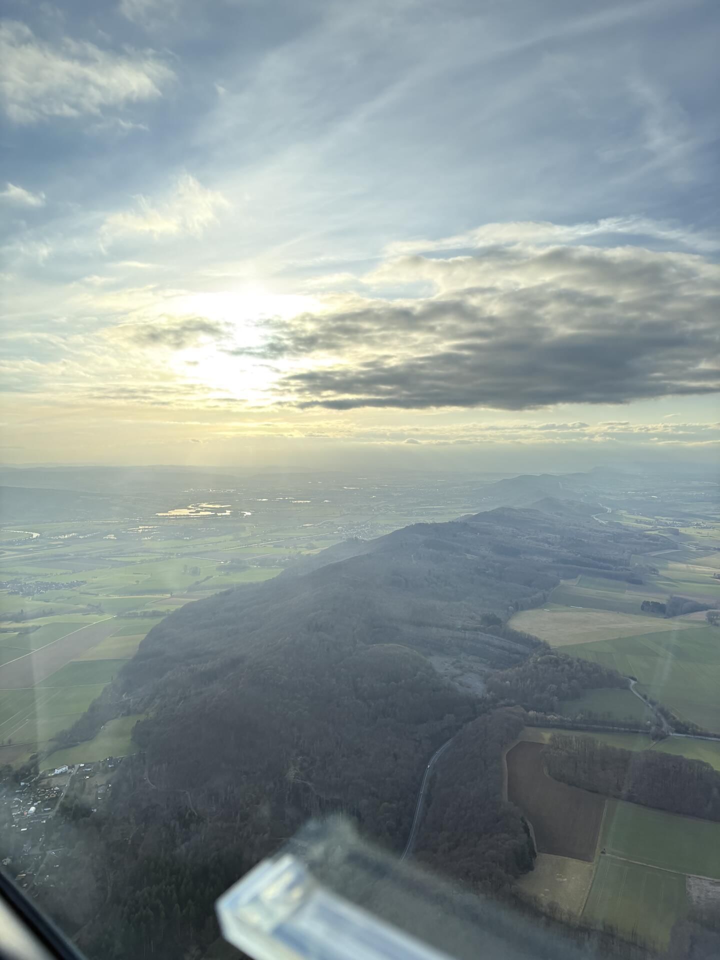 Der Deister/Süntel von oben.