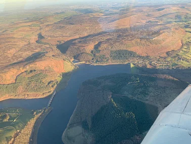 Ladybower from the Air