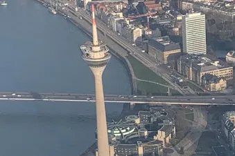 Ruhrgebiet und Rheinland von oben