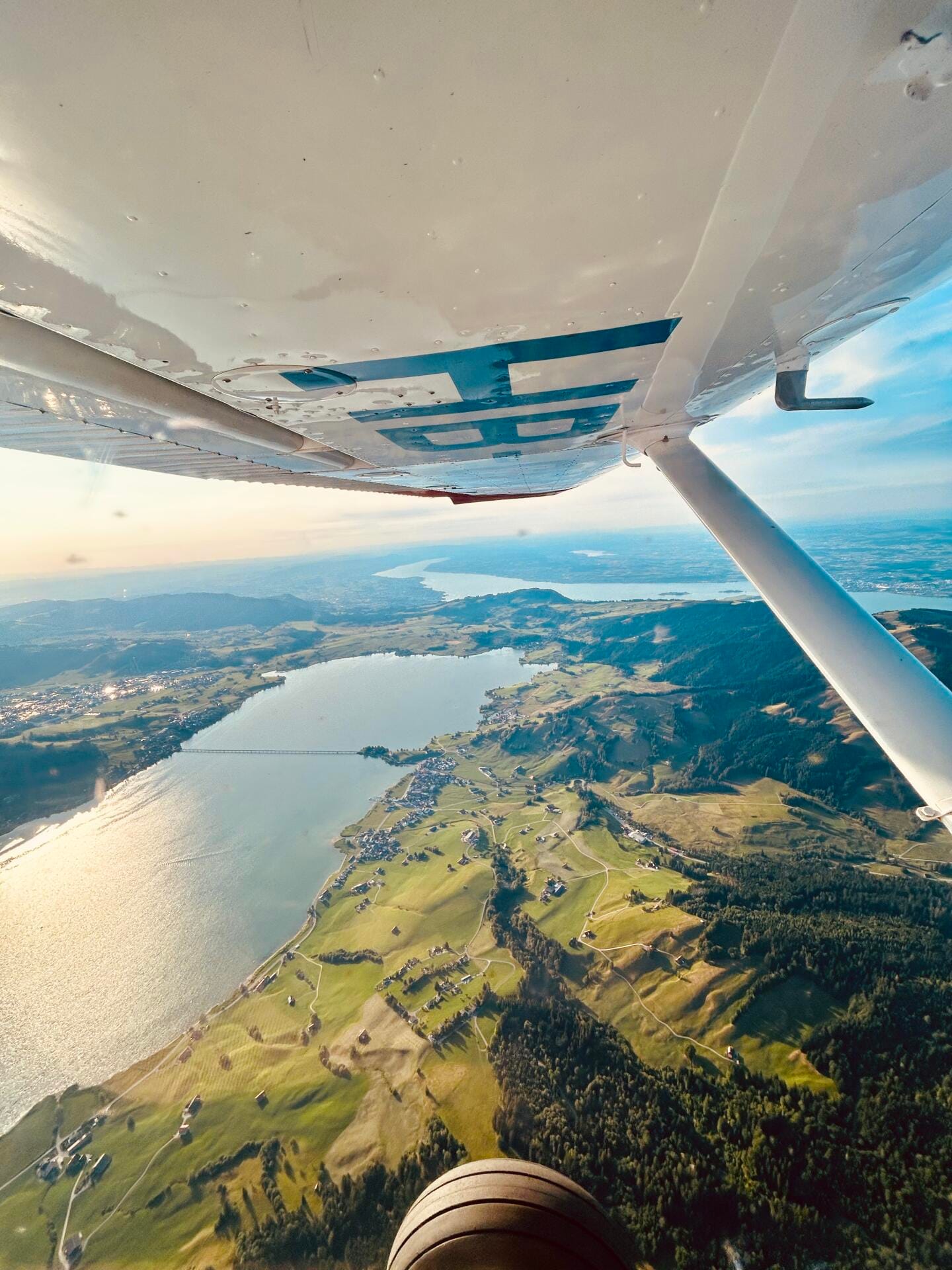 Einsiedeln Monastery from the sky