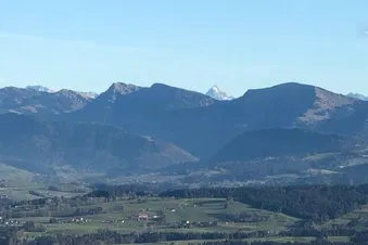Flug zum Hochvogel - der sterbende Berg der Allgäuer Alpen