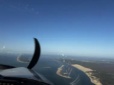 Entre Gironde et Landes à bord d’un Elixir