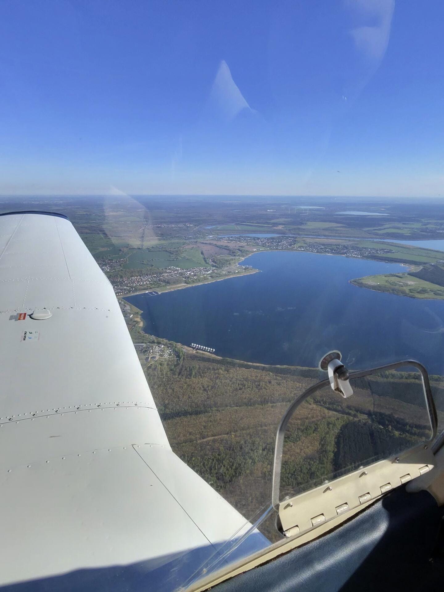 Rundflug über Leipzig