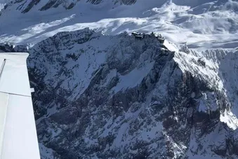 Sicht auf das Zugspitzen Haus