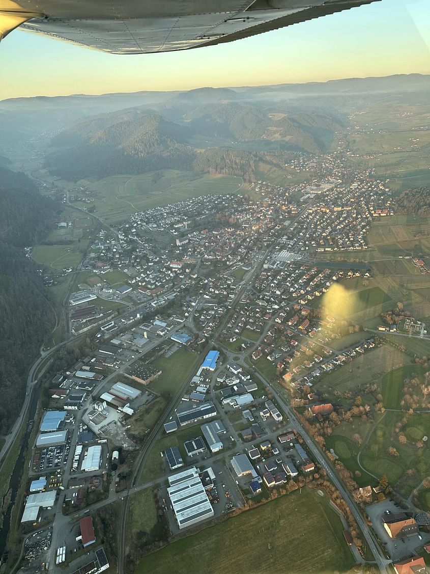 Rundflug um Offenburg