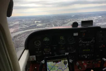 Rundflug über Hamburg