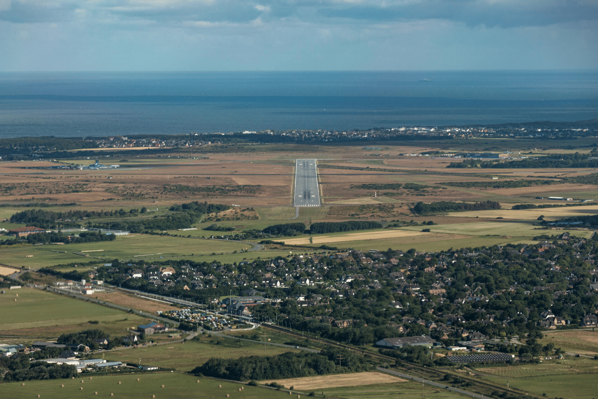 Anflug auf Sylt