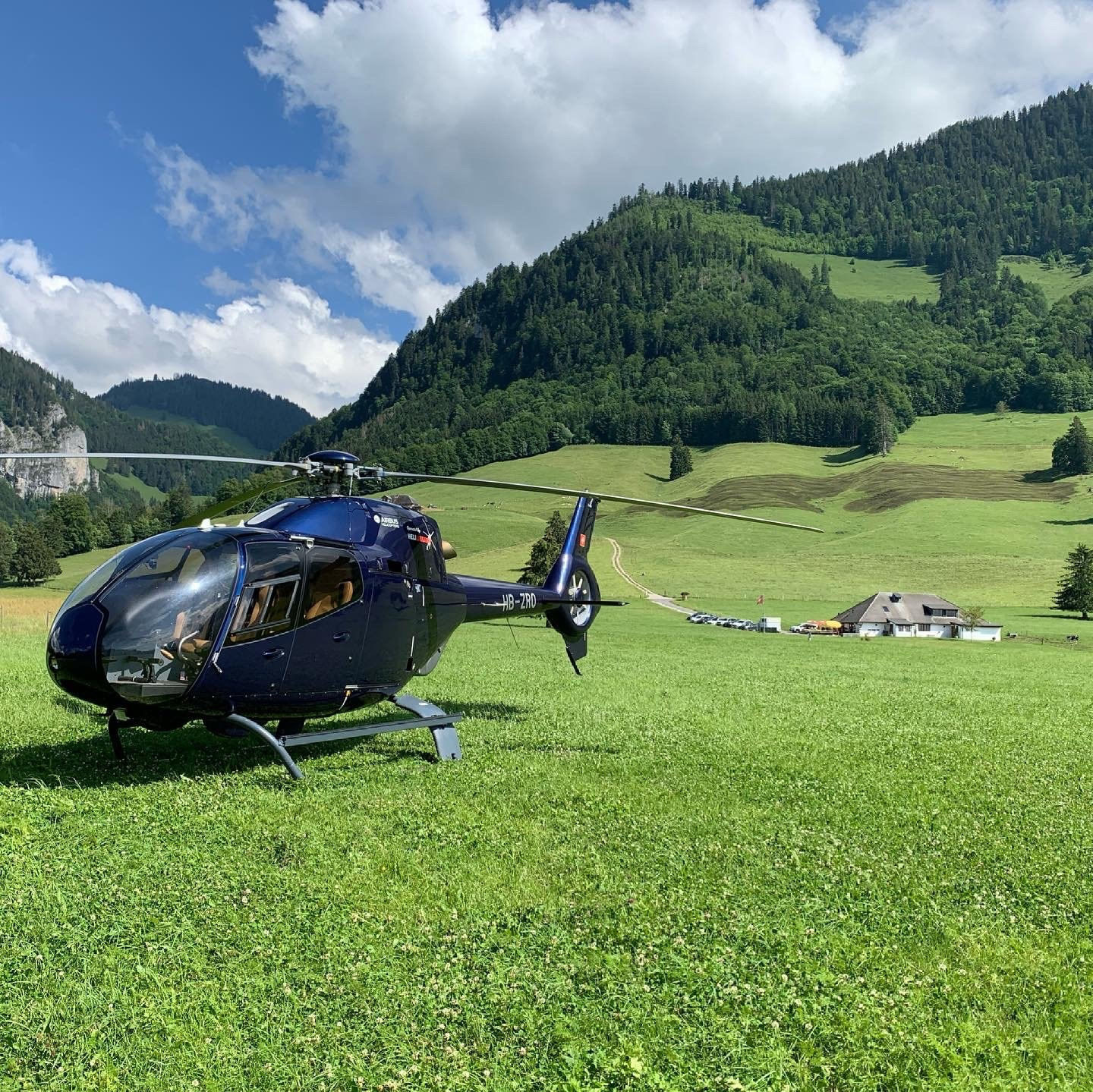 Préalpes vaudoises/fribourgeoises en hélico depuis Lausanne