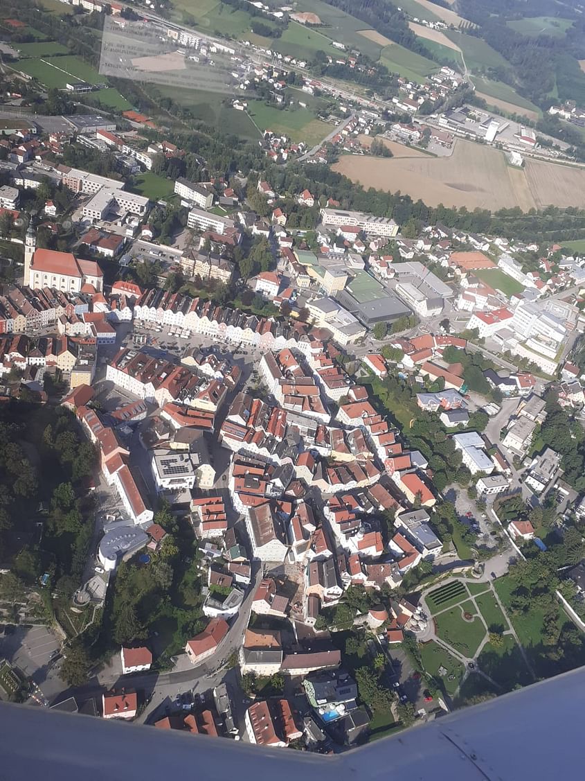 Schärdingrunde mit Überflug der Schlögener Schlinge + Passau