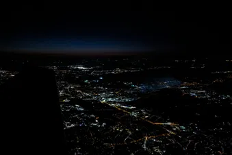 Rundflug über Karlsruhe