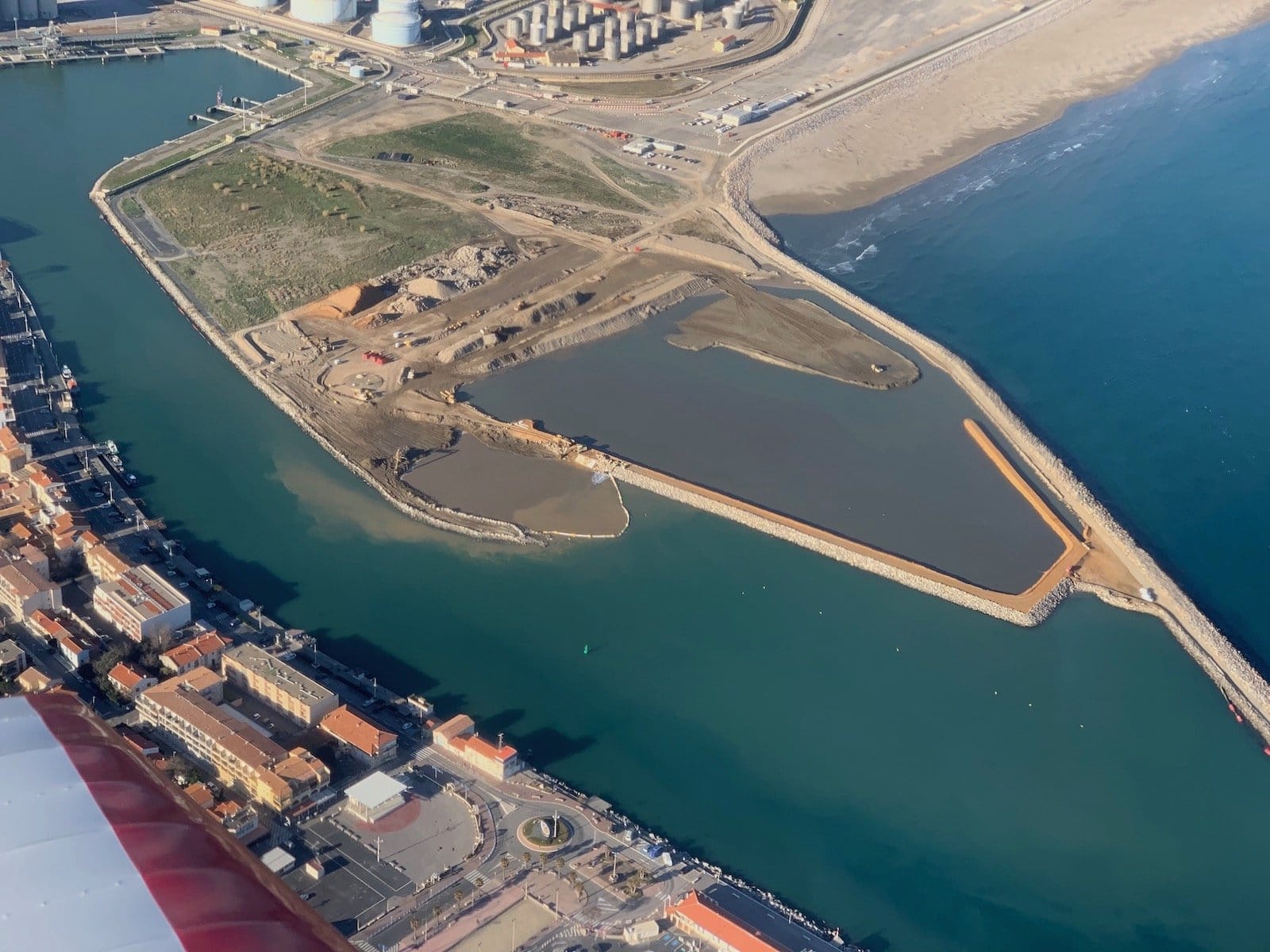 Survol du litoral Audois au départ de Perpignan