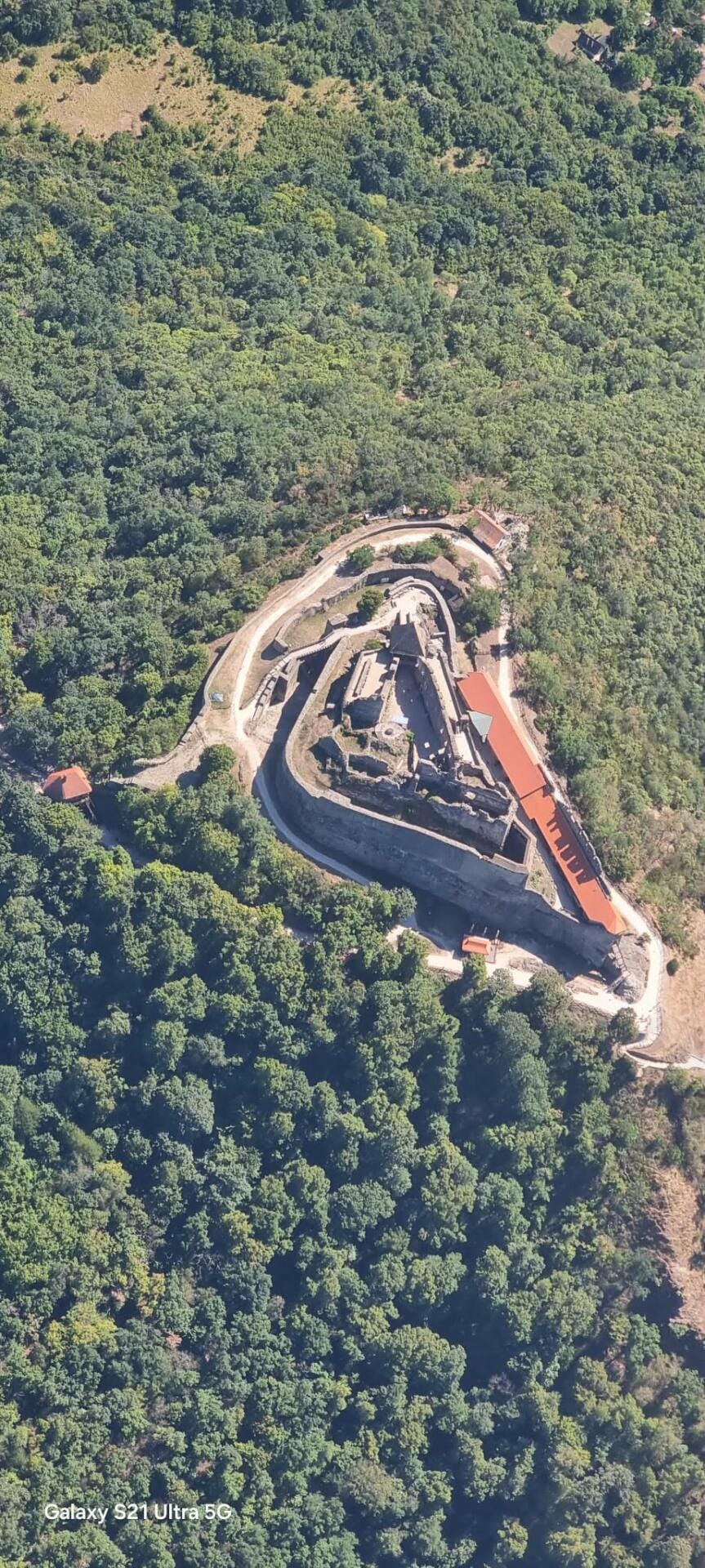 Castle of Visegrád from above