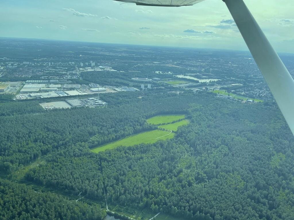 Rundflug über die fränkische Schweiz