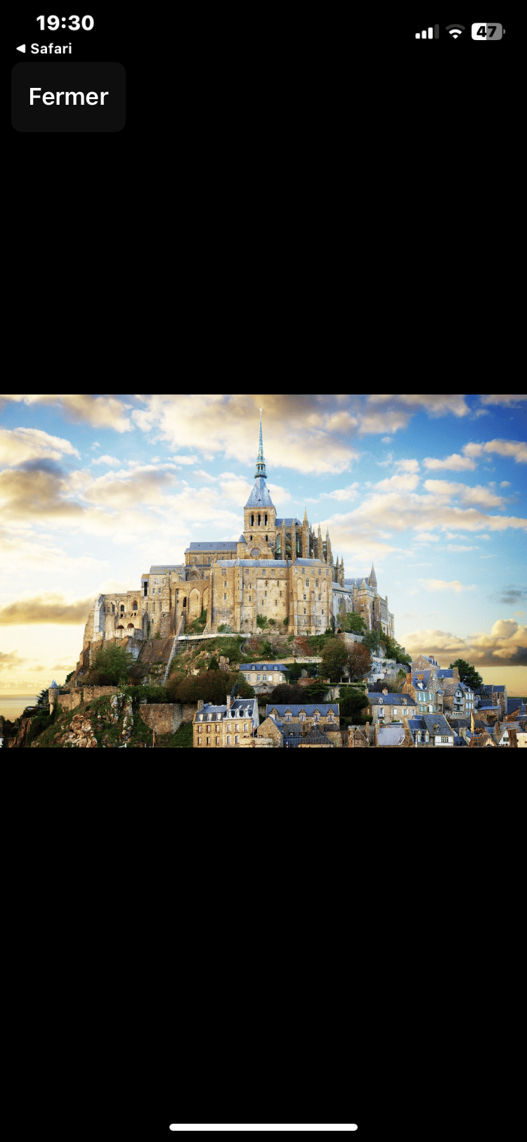 Vue du Mont Saint Michel