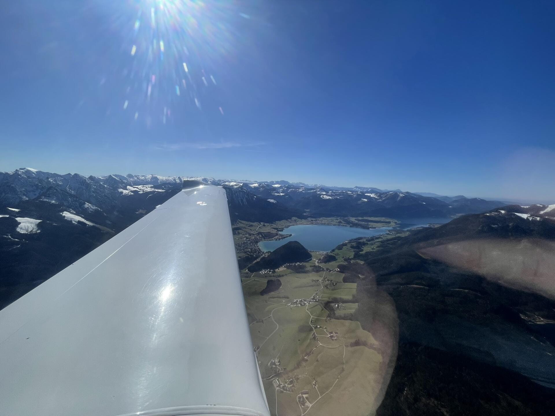 Rundflug über die Salzkammergut Seen
