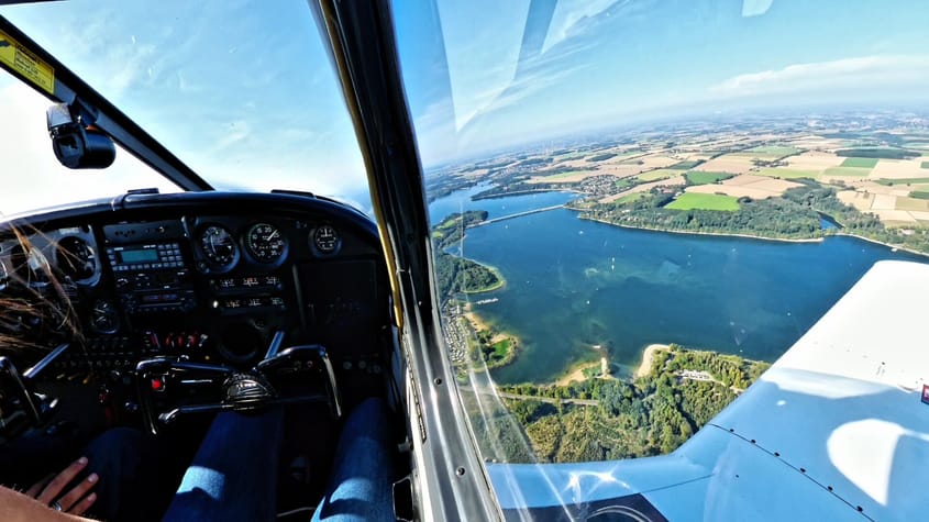 Rundflug über das Sauerland & den Möhnesee