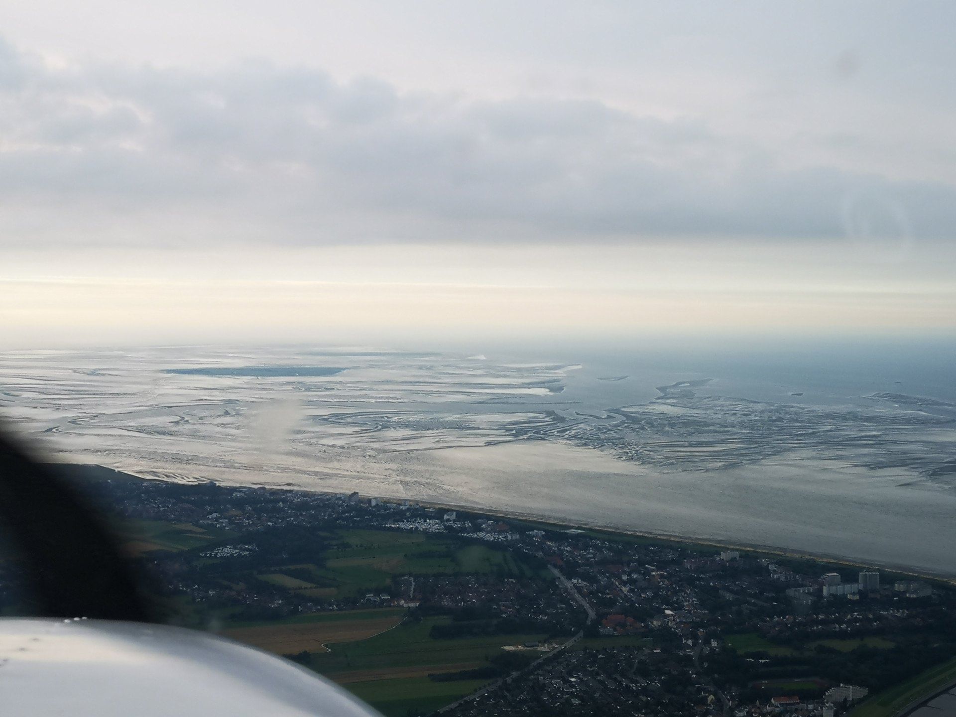 Flug zur Deutschen Bucht