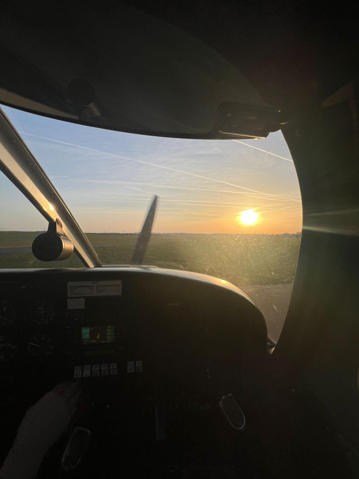 Piper PA28 Cadet Co-Piloten Ansicht