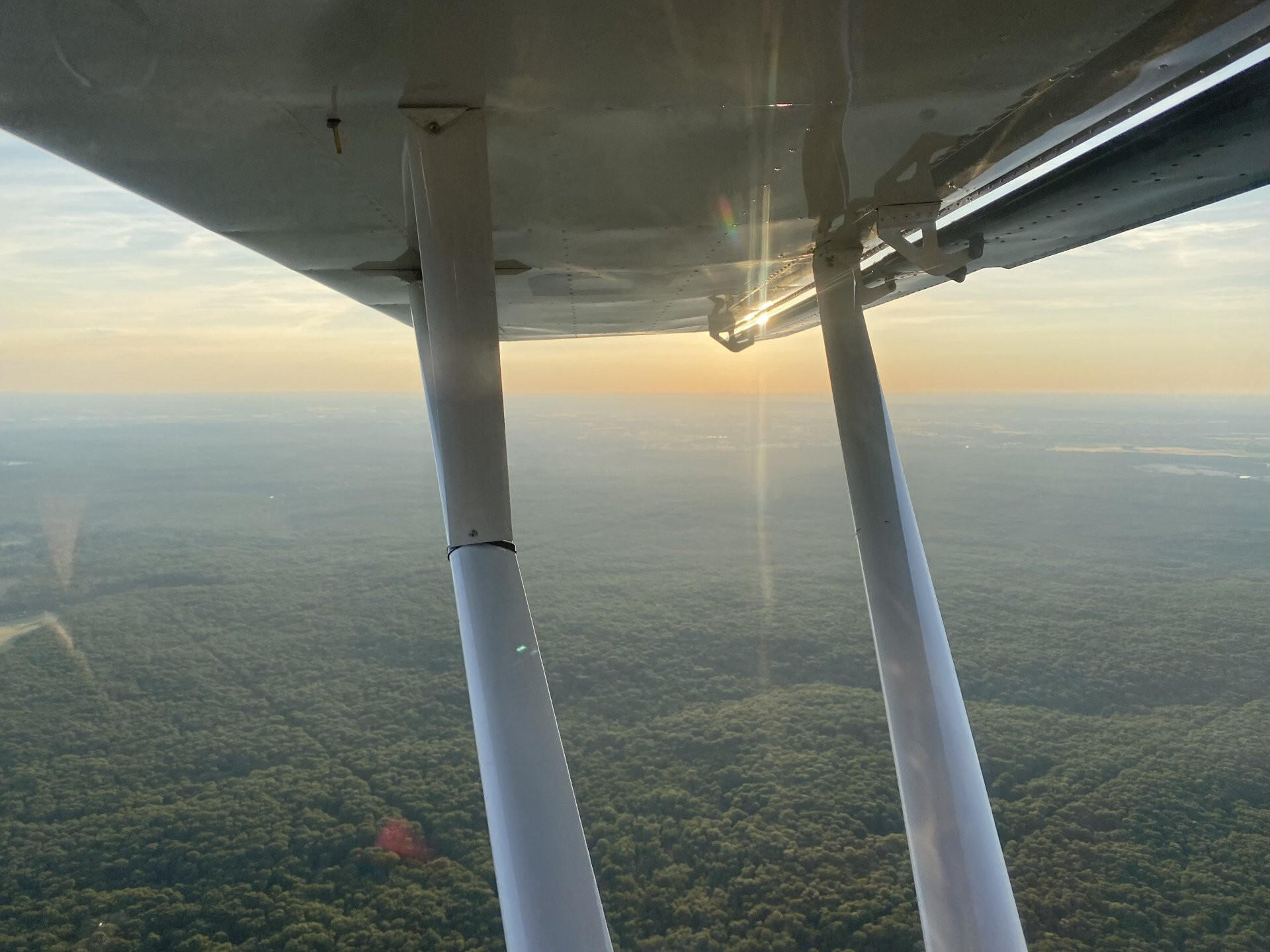 Berry - Bourbonnais - Tour de la forêt de Tronçais en avion