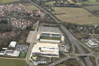 Two Hour Flight. Coast, Cities & Football Stadiums