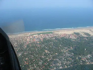 Biscarrosse Plage en PS 28 (un seul passager)