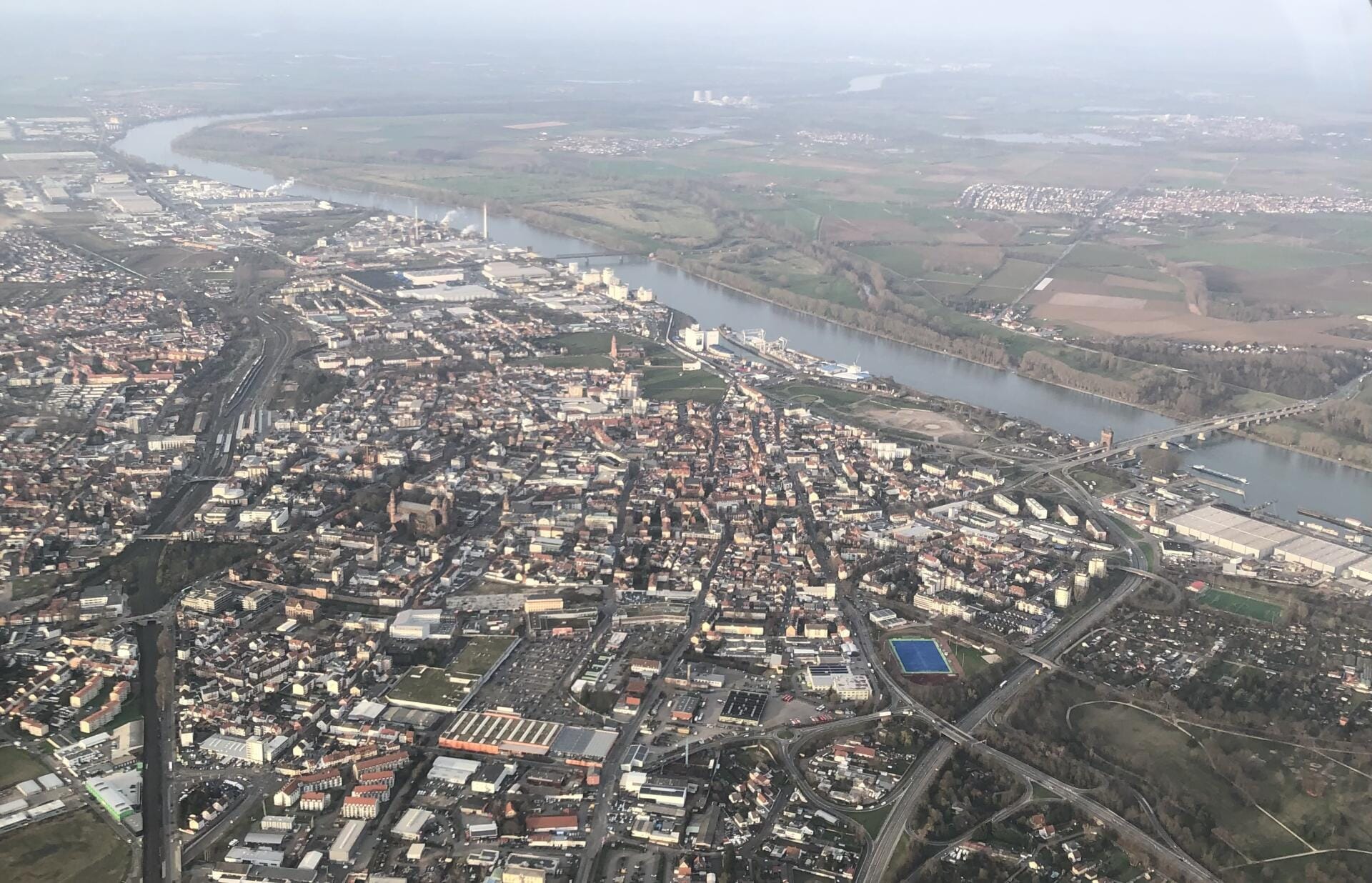 Rundflug Heidelberg - Speyer - Mannheim - Worms