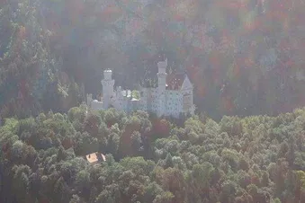 Flugzeug Rundflug Castle Neuschwanstein Lindau sightseeing