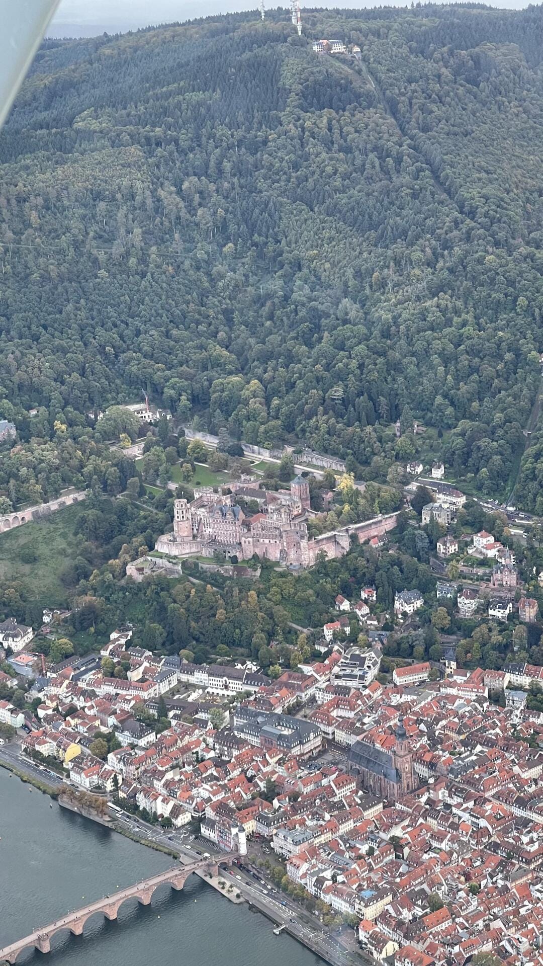 Flight over Heidelberg