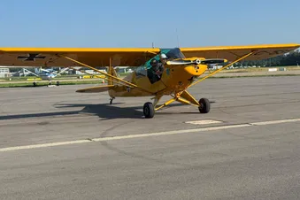 Bodensee und Allgäu von oben mit einem historischen Flugzeug